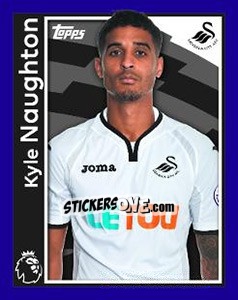 Sticker Kyle Naughton - Premier League Inglese 2017-2018 - Topps