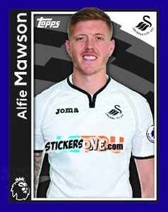 Sticker Alfie Mawson - Premier League Inglese 2017-2018 - Topps