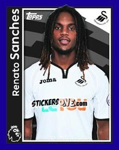 Sticker Renato Sanches - Premier League Inglese 2017-2018 n. 260 - Topps