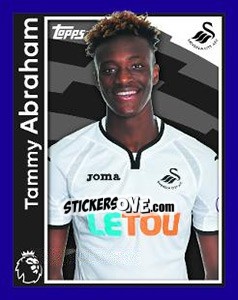 Sticker Tammy Abraham - Premier League Inglese 2017-2018 n. 263 - Topps