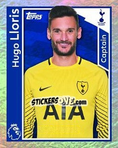 Sticker Hugo Lloris - Premier League Inglese 2017-2018 - Topps