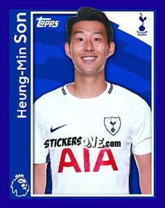 Figurina Heung-Min Son - Premier League Inglese 2017-2018 - Topps