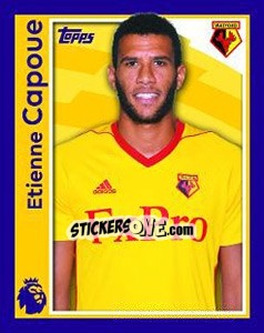 Figurina Etienne Capoue - Premier League Inglese 2017-2018 - Topps