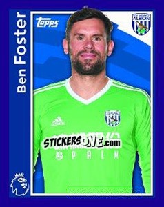 Sticker Ben Foster - Premier League Inglese 2017-2018 - Topps