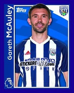 Sticker Gareth McAuley - Premier League Inglese 2017-2018 - Topps