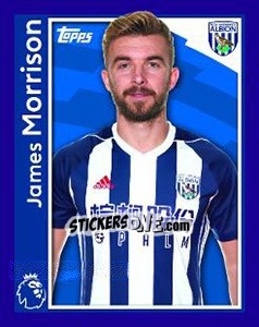 Sticker James Morrison - Premier League Inglese 2017-2018 - Topps