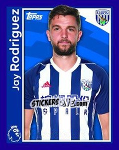 Sticker Jay Rodriguez - Premier League Inglese 2017-2018 - Topps