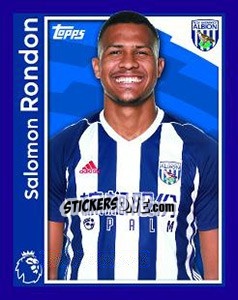Sticker Salomon Rondon - Premier League Inglese 2017-2018 n. 309 - Topps