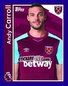 Cromo Andy Carroll - Premier League Inglese 2017-2018 - Topps