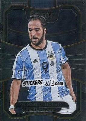 Sticker Gonzalo Higuain - Select Soccer 2017-2018 n. 14 - Panini