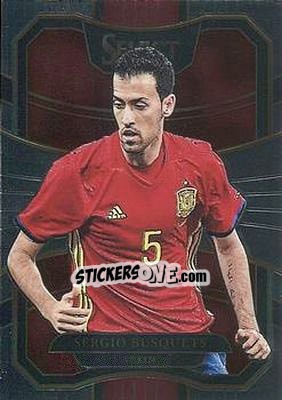 Sticker Sergio Busquets - Select Soccer 2017-2018 - Panini