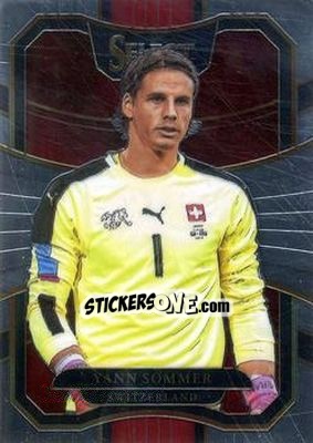 Sticker Yann Sommer - Select Soccer 2017-2018 n. 51 - Panini