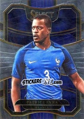 Sticker Patrice Evra - Select Soccer 2017-2018 - Panini