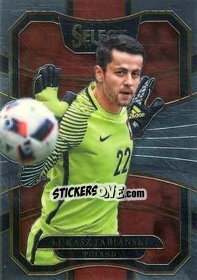 Sticker Lukasz Fabianski - Select Soccer 2017-2018 n. 62 - Panini