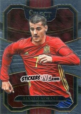 Sticker Alvaro Morata - Select Soccer 2017-2018 n. 74 - Panini