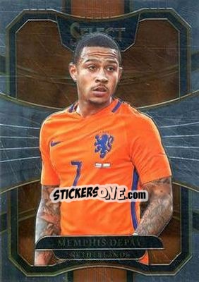 Sticker Memphis Depay - Select Soccer 2017-2018 - Panini
