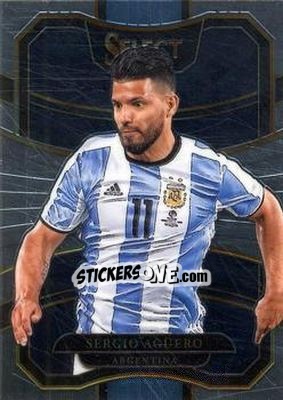Sticker Sergio Aguero - Select Soccer 2017-2018 n. 89 - Panini