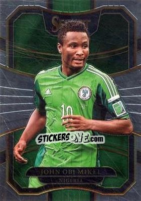 Sticker John Obi Mikel - Select Soccer 2017-2018 n. 94 - Panini