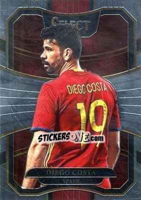 Sticker Diego Costa - Select Soccer 2017-2018 n. 99 - Panini
