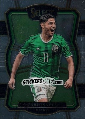 Sticker Carlos Vela - Select Soccer 2017-2018 n. 117 - Panini