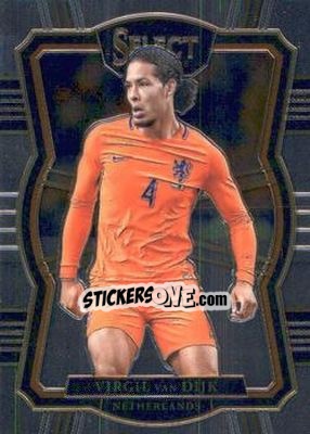 Sticker Virgil van Dijk - Select Soccer 2017-2018 n. 128 - Panini