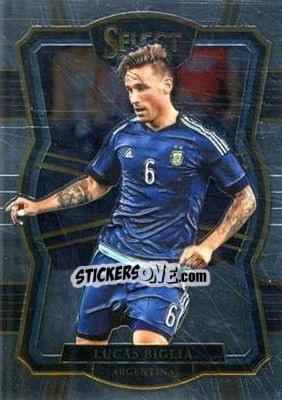 Sticker Lucas Biglia - Select Soccer 2017-2018 - Panini