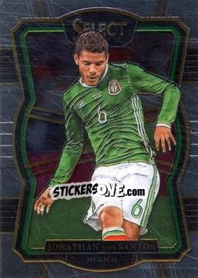 Sticker Jonathan dos Santos - Select Soccer 2017-2018 n. 198 - Panini