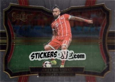 Sticker Arturo Vidal - Select Soccer 2017-2018 n. 230 - Panini