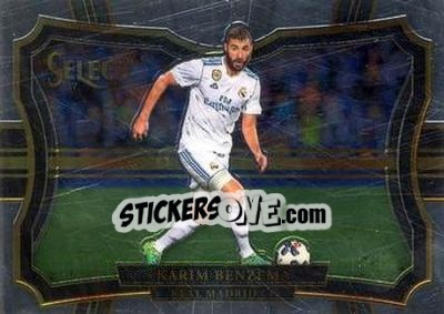 Sticker Karim Benzema - Select Soccer 2017-2018 n. 244 - Panini