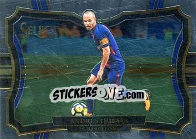 Figurina Andres Iniesta - Select Soccer 2017-2018 - Panini