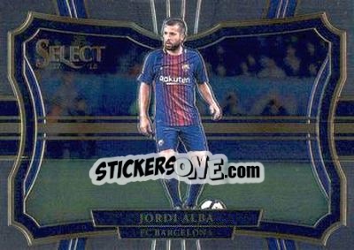 Sticker Jordi Alba - Select Soccer 2017-2018 - Panini
