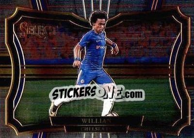 Figurina Willian - Select Soccer 2017-2018 - Panini