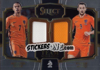 Sticker Memphis Depay / Stefan de Vrij - Select Soccer 2017-2018 n. DT-DDV - Panini