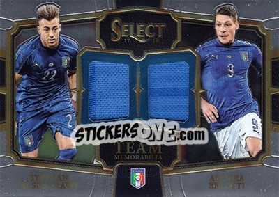 Sticker Stephan El Shaarawy / Andrea Belotti - Select Soccer 2017-2018 n. DT-ESB - Panini