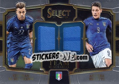 Figurina Stephan El Shaarawy / Andrea Belotti - Select Soccer 2017-2018 - Panini