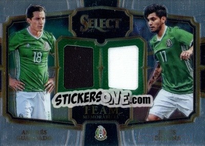 Sticker Andres Guardado / Jesus Corona - Select Soccer 2017-2018 n. DT-GC - Panini