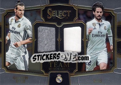 Sticker Isco / Gareth Bale - Select Soccer 2017-2018 n. DT-IB - Panini