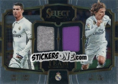 Figurina Luka Modric / Cristiano Ronaldo - Select Soccer 2017-2018 - Panini