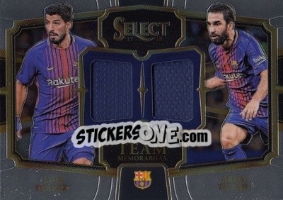 Sticker Arda Turan / Luis Suarez - Select Soccer 2017-2018 n. DT-TS - Panini
