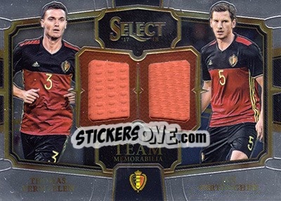 Sticker Thomas Vermaelen / Jan Vertonghen - Select Soccer 2017-2018 n. DT-VV - Panini