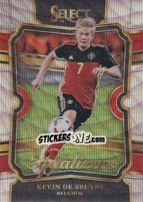 Sticker Kevin De Bruyne - Select Soccer 2017-2018 n. EQ2 - Panini