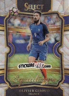 Sticker Olivier Giroud - Select Soccer 2017-2018 n. EQ8 - Panini