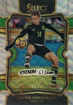Sticker Javier Hernandez - Select Soccer 2017-2018 n. EQ21 - Panini