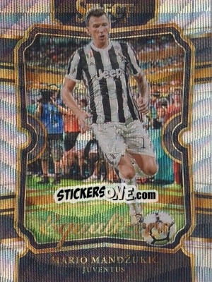 Sticker Mario Mandzukic - Select Soccer 2017-2018 n. EQ22 - Panini