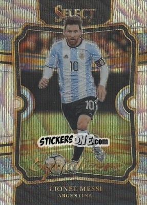 Sticker Lionel Messi - Select Soccer 2017-2018 n. EQ26 - Panini
