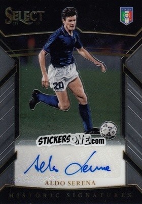 Sticker Aldo Serena - Select Soccer 2017-2018 n. HS-AS - Panini