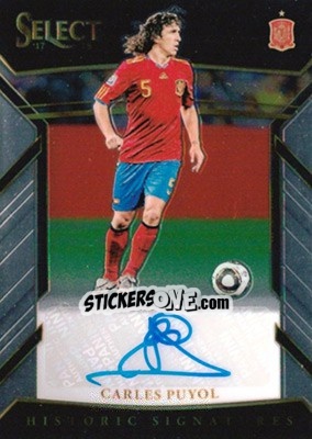 Sticker Carles Puyol - Select Soccer 2017-2018 n. HS-CP - Panini