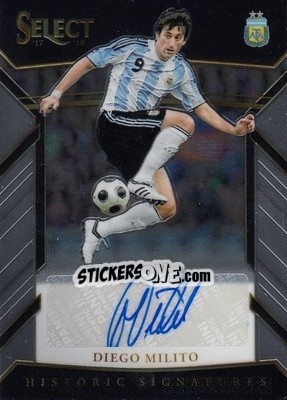 Sticker Diego Milito - Select Soccer 2017-2018 n. HS-DM - Panini
