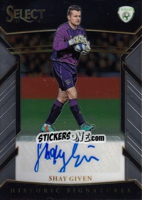 Sticker Shay Given - Select Soccer 2017-2018 n. HS-SG - Panini