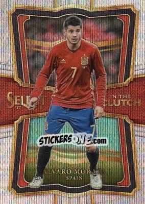 Sticker Alvaro Morata - Select Soccer 2017-2018 n. IC8 - Panini